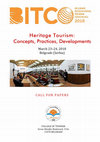 Research paper thumbnail of Heritage Tourism: Concepts, Practices, Developments March 23–24, 2018 Belgrade (Serbia)