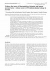 Research paper thumbnail of Evidence that mast cell degranulation, histamine and tumour necrosis factor α release occur in LPS-induced plasma leakage in rat skin