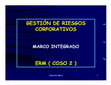 GESTIÓN DE RIESGOS CORPORATIVOS ERM ( COSO 2 Cover Page