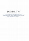 Mainstreaming Disability into Development.docx Cover Page