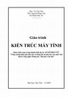 KIẾN TRÚC MÁY TÍNH Cover Page