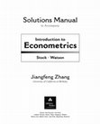 Introduction to Econometrics Cover Page