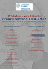 Research paper thumbnail of Workshop Franz Brentano