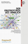 Charlotte Schubert, Sven-Philipp Brandt (Hrsg.),  Der Protreptikos des Iamblich  Rekonstruktion, Refragmentarisierung und Kontextualisierung mit Textmining Cover Page