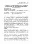 Research paper thumbnail of A Comparison of the Online Learning Activities and Learning Style Preferences of Young Adult Video Game Players and Nonplayers