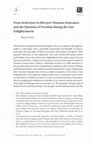 Research paper thumbnail of From Serbestiyet to Hürriyet: Ottoman Statesmen and the Question of Freedom during the Late Enlightenment