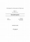 Research paper thumbnail of Fluid Mechanics - Bernoulli Equation