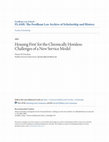 Housing First' for the Chronically Homless: Challenges of a New Service Model Cover Page