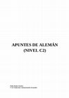 APUNTES DE ALEMÁN (NIVEL C2 Cover Page