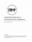 METODOLOGÍA DE LA INVESTIGACION CIENTIFICA Cover Page