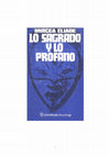 ELIADE lo sagrado y lo profano Cover Page