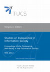 Studies on Inequalities in Information Society. Proceedings of the Conference, Well-Being in the Information Society Cover Page