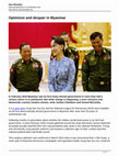 Research paper thumbnail of 'Optimism and Despair in Myanmar' - New Mandala