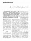 On the Physical Death of Jesus Christ Cover Page