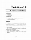 Praktikum 11 Manajemen User dan Group Cover Page