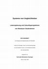 Systeme von Ungleichheiten Lebensplanung und Zukunftsperspektiven Cover Page