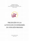 Percepcion de las actividades de enfermeria Cover Page