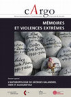 Cargo 6-7 Dossier Mémoires et violence extrêmes (2017) Cover Page