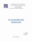 Cualidades de medicion Cover Page