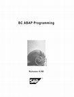 BC ABAP Programming Cover Page