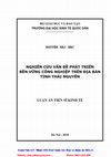 LA01.012_Nghiên cứu vấn đề phát triển bền vững công nghiệp trên địa bàn tỉnh Thái Nguyên.pdf Cover Page