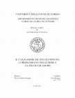 Il Canzoniere di Cino da Pistoia: l'ordinamento delle Rime e la figura di Amore Cover Page