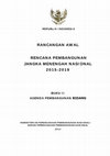 Draf Buku II RPJMN 2015-2019: Agenda Pembangunan Bidang Cover Page