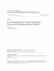 Eco-Tourism Resorts: A Case Study of Best Practices at the Hamanasi Resort in Belize Part of the Hospitality Administration and Management Commons Cover Page