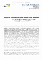 Research paper thumbnail of Classifying Transition Behaviour in Postural Activity Monitoring