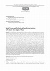 Research paper thumbnail of Spatial Structure and Distribution of Manufacturing Industries in the Greater Accra Region of Ghana