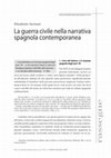 Research paper thumbnail of La guerra civile nella narrativa spagnola contemporanea