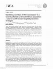 Research paper thumbnail of Identifying 'corridors of HIV transmission' in a severely affected rural South African population: a case for a shift toward targeted prevention strategies