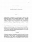 Research paper thumbnail of Constitutional Socialism and Naxalism in India