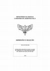 MINISTÉRIO DA DEFESA COMANDO DA AERONÁUTICA ADMISSÃO E SELEÇÃO IE/EA CPCAR 2016 INSTRUÇÕES ESPECÍFICAS PARA O EXAME DE ADMISSÃO AO CURSO PREPARATÓRIO DE CADETES DO AR DO ANO DE 2016 2015 Cover Page