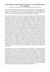 Research paper thumbnail of Patrizia Ingallina, Le projet urbain, PUF, Que sais-­‐je ?, 2001, quatrième édition, 2010, 128 pages.