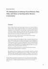 Research paper thumbnail of Steinbock 2017 “The Multipolarity of Athenian Social Memory: Polis, Tribes and Demes as Interdependent Memory Communities,” in Kerstin P. Hofmann, Reinhard Bernbeck and Ulrike Sommer, eds. Between Memory Sites and Memory Networks: New Archaeological and Historical Perspectives. Berlin, 97-125