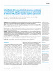 Research paper thumbnail of Rehabilitación del reconocimiento de emociones combinada con estimulación cognitiva para personas con enfermedad de Alzheimer. Eficacia sobre aspectos cognitivos y funcionales.