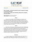 Research paper thumbnail of Mon ami Google : une étude des pratiques des futurs enseignants du Québec en recherche d'information My friend Google: A study on the information seeking process of Quebec's pre-service teachers