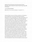 Research paper thumbnail of Review of Catherine E. Paul. Fascist Directive: : Ezra Pound and Fascist Cultural Nationalism (Clemson UP, 2016)