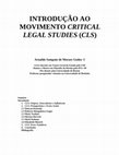 INTRODUÇÃO AO MOVIMENTO CRITICAL LEGAL STUDIES (CLS) Cover Page