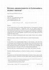 Research paper thumbnail of Estudios afrodescendientes en Latinoamérica: racismo y mestizaje