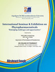 International Seminar & Exhibition on Phytopharmaceuticals " Emerging challenges and opportunities " Cover Page