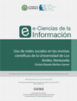 Uso de redes sociales en las revistas científicas de la Universidad de Los Andes Cover Page