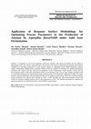 Research paper thumbnail of BRAZILIAN ARCHIVES OF BIOLOGY AND TECHNOLOGY Application of Response Surface Methodology for Optimizing Process Parameters in the Production of Amylase by Aspergillus flavusNSH9 under Solid State Fermentation