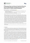 Research paper thumbnail of Comparing Classic and Interval Analytical Hierarchy Process Methodologies for Measuring Area-Level Deprivation to Analyze Health Inequalities