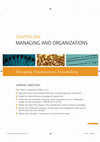 MANAGING AND ORGANIZATIONS Cover Page