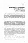 Research paper thumbnail of Kürk Mantolu Madonna ve Sevmek Zamanı'nda Surete Aşk Teması / Theme of Loving the Image in Madonna in Fur Coat and In the Mood for Love