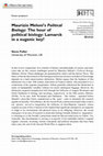 Research paper thumbnail of Symposium on Political Biology (History of the Human Sciences). Guest edited by Steve Fuller. Excerpt (pp. 1-15). Full version at: http://journals.sagepub.com/doi/full/10.1177/0952695117729119