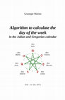 Research paper thumbnail of Algorithm to calculate the day of the week