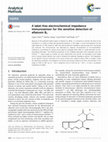 A label-free electrochemical impedance immunosensor for the sensitive detection of aflatoxin B1. 2014.pdf Cover Page